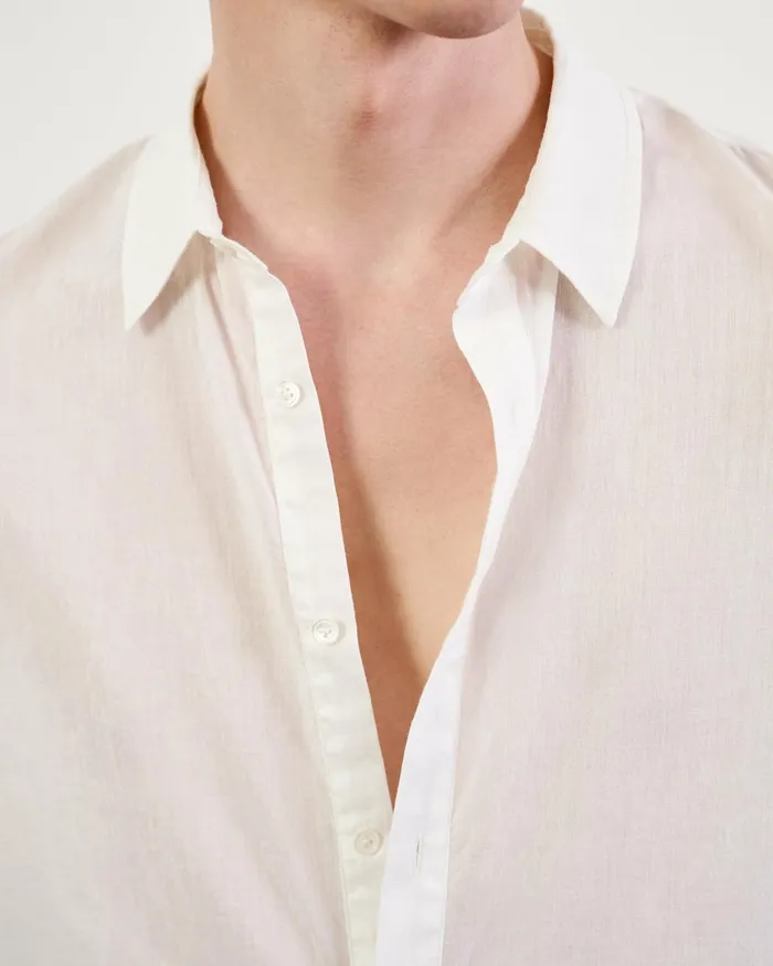 Men Shirts Nili Lotan VITUS SHIRT Black