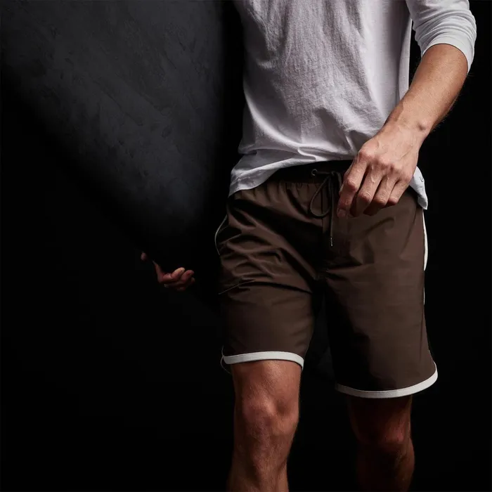 Men Shorts James Perse Curved Hem Board Short Porcupineshell