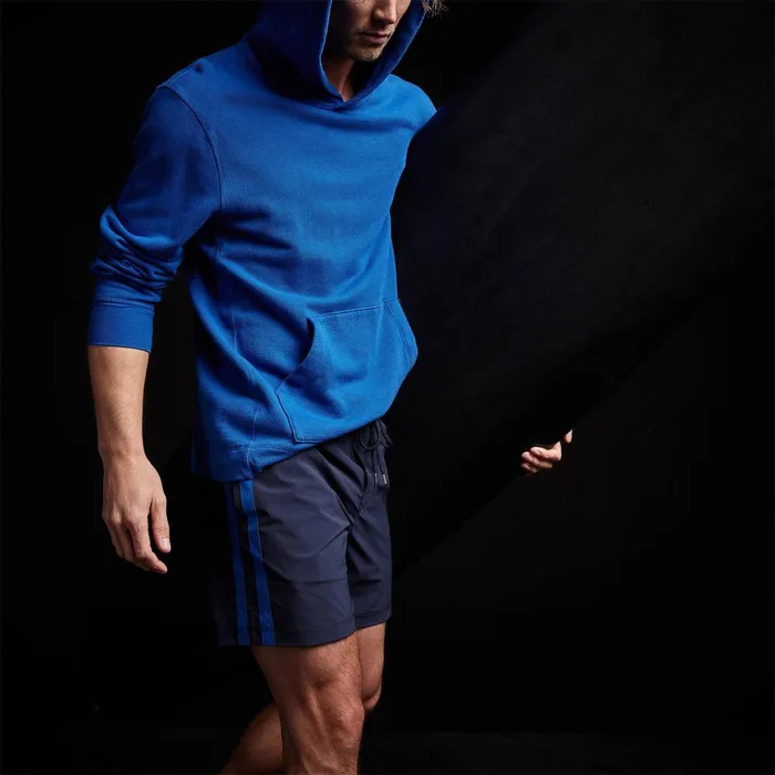 Men Shorts James Perse Double Stripe Swim Short True Navybaltic Blue
