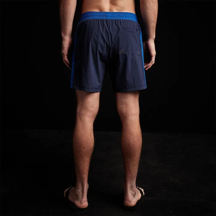 Men Shorts James Perse Double Stripe Swim Short True Navybaltic Blue