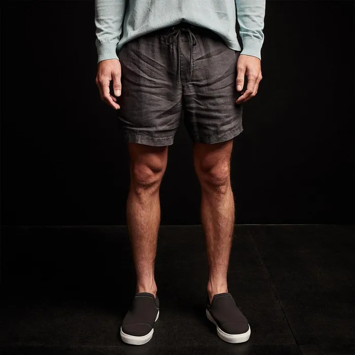 Men Shorts James Perse Lightweight Linen Short Magma Pigment