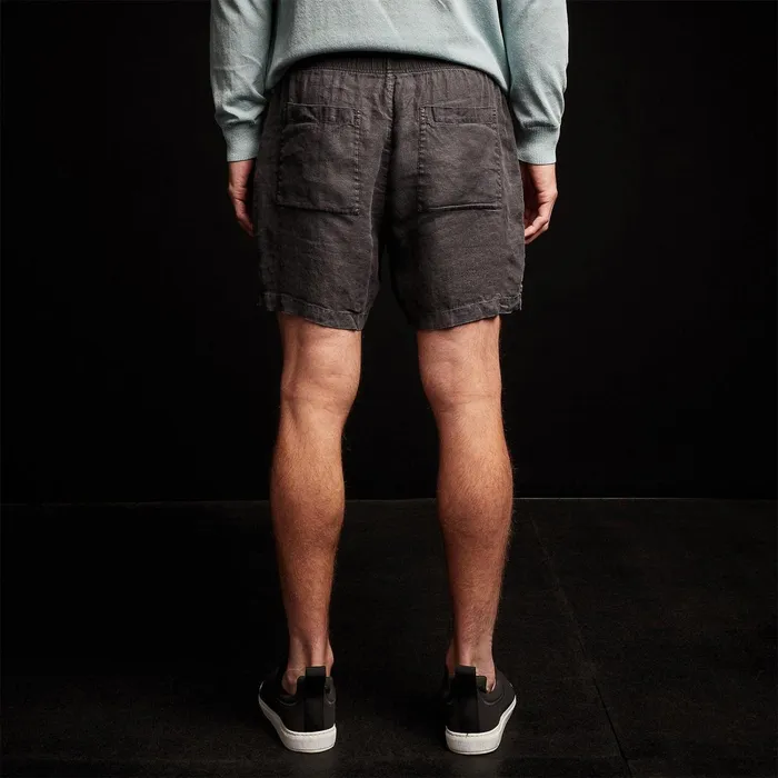 Men Shorts James Perse Lightweight Linen Short Magma Pigment