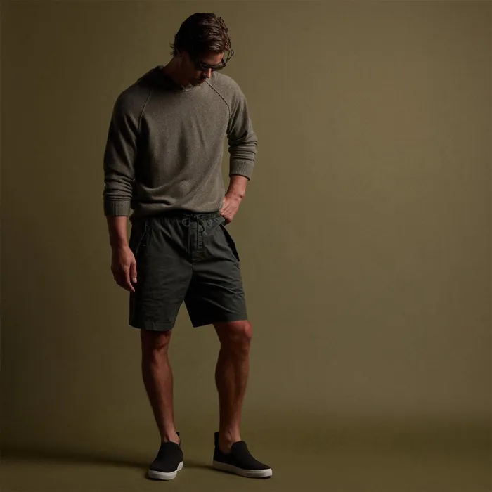Men Shorts James Perse Parachute Flight Short Marsh Pigment