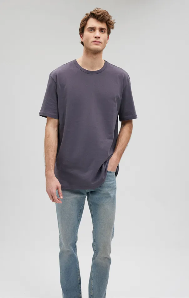 Men Simple Crew Neck TShirt In Periscope Mavi Jeans TShirts Men Simple Crew Neck TShirt In Periscope Mavi Jeans TShirts