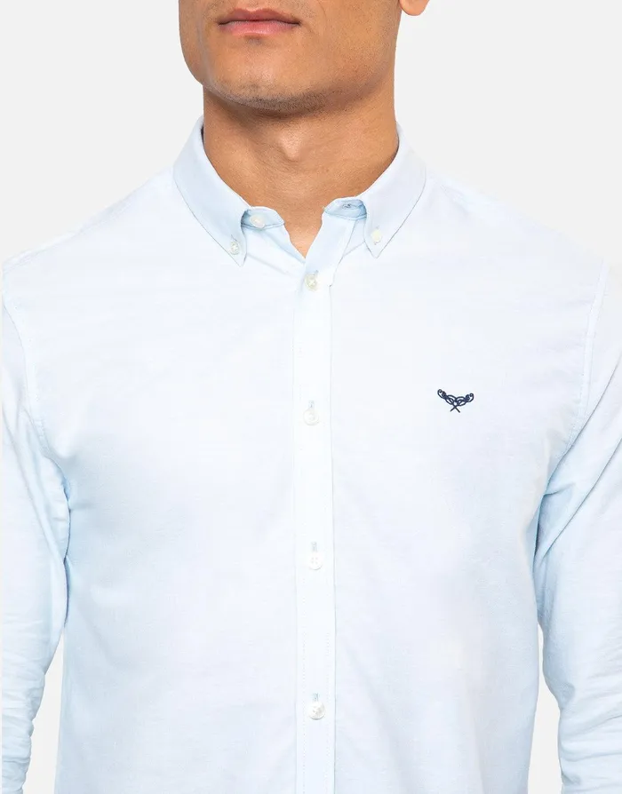 Men Sky Blue Cotton Long Sleeve Shirt Sky Blue Threadbare Shirts Men Sky Blue Cotton Long Sleeve Shirt Sky Blue Threadbare Shirts