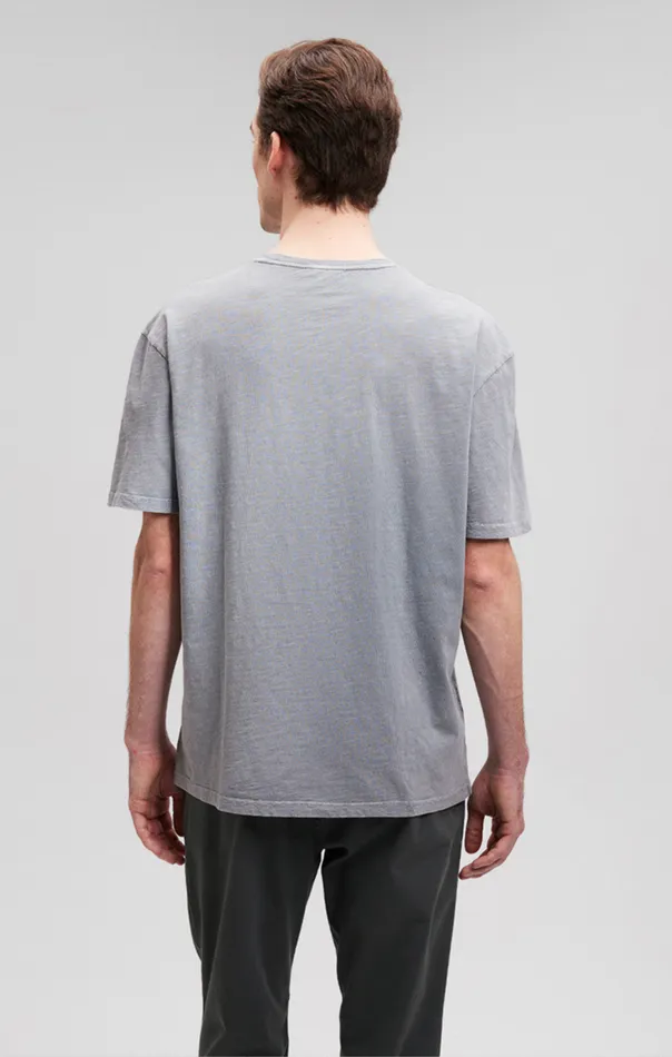 Men Slub Crew Neck TShirt In Silver Filigree Mavi Jeans TShirts Men Slub Crew Neck TShirt In Silver Filigree Mavi Jeans TShirts