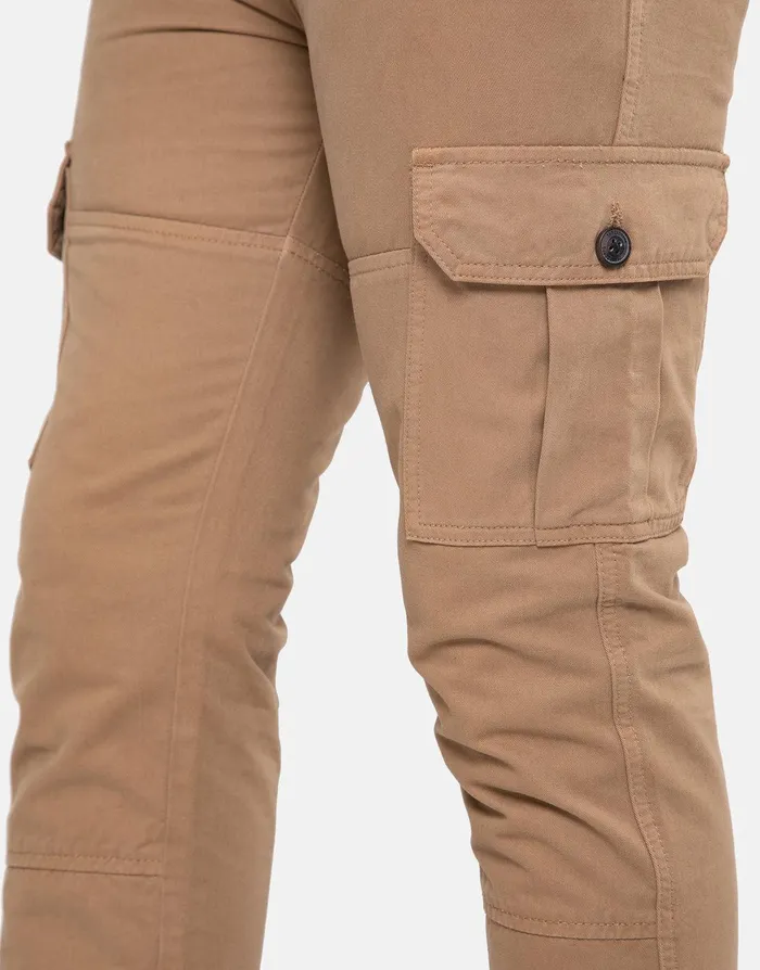 Men Stone Cargo Trousers Stone Threadbare Trousers and Cargos Men Stone Cargo Trousers Stone Threadbare Trousers and Cargos