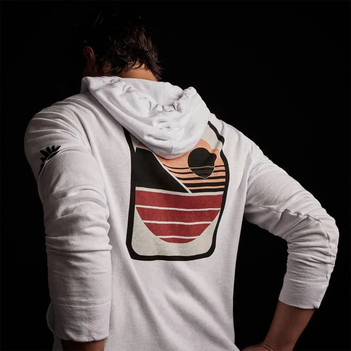 Men Sweat TopsBottoms James Perse Malibu Shoreline Zip Up White