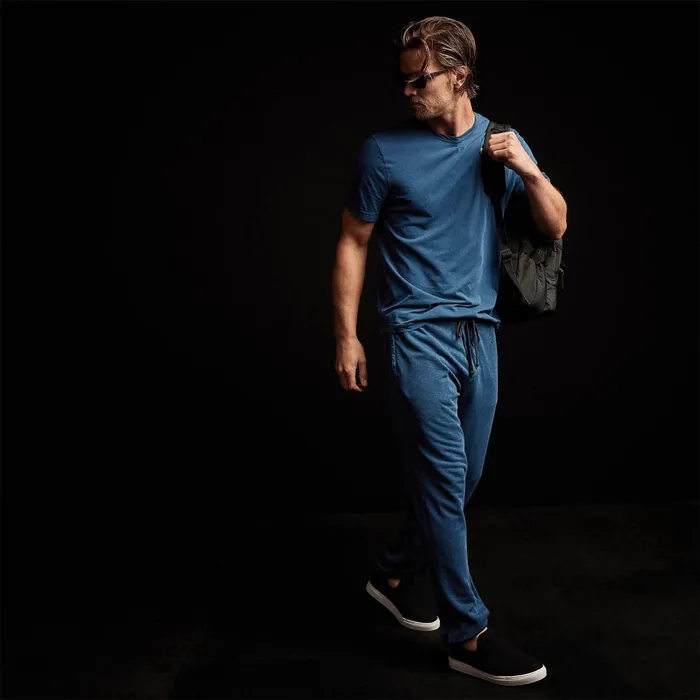 Men Sweat TopsBottoms James Perse Vintage French Terry Sweatpant Lake Pigment Men Sweat TopsBottoms James Perse Vintage French Terry Sweatpant Lake Pigment