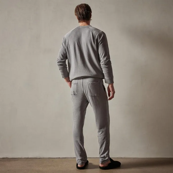 Men Sweat TopsBottoms James Perse Vintage French Terry Sweatpant Silver Grey Pigment