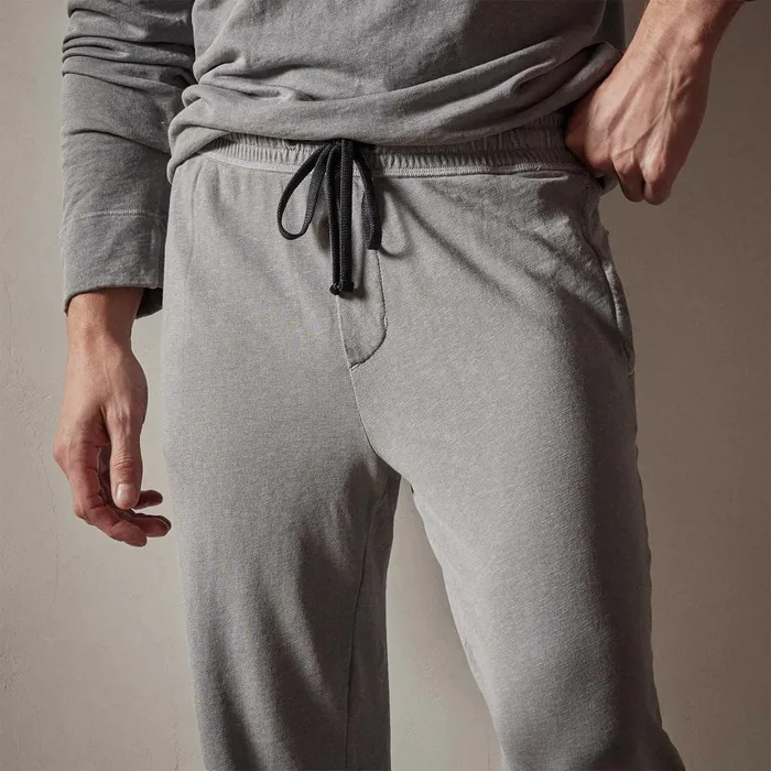 Men Sweat TopsBottoms James Perse Vintage French Terry Sweatpant Silver Grey Pigment