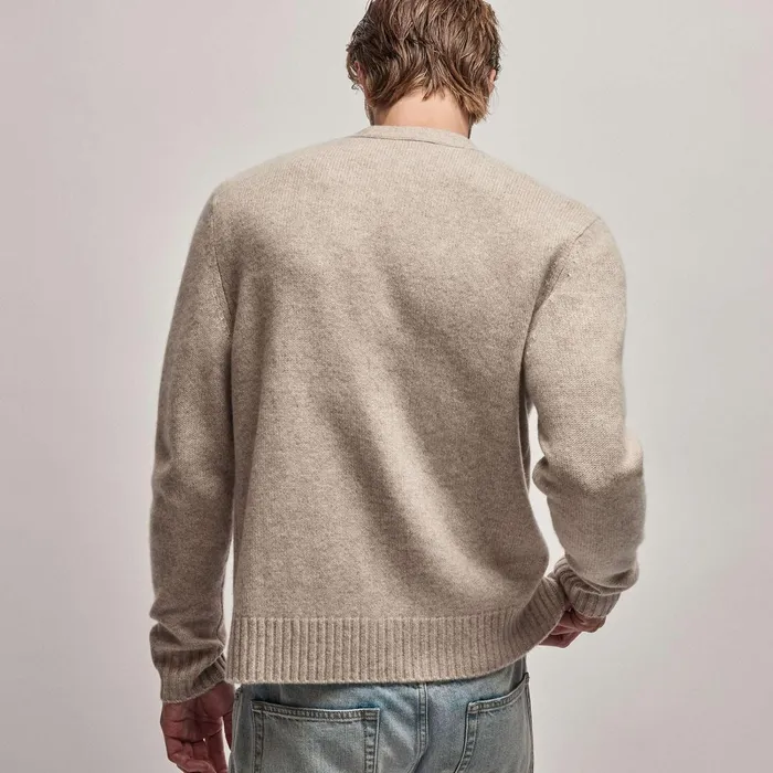 Men Sweaters James Perse Recycled Cashmere Cardigan Stone