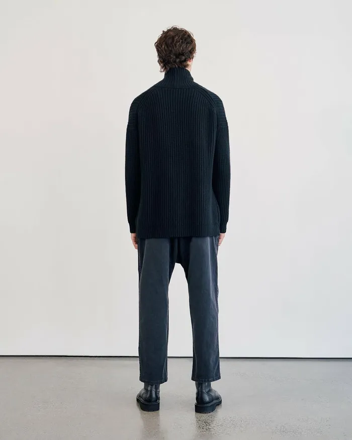 Men Sweaters Nili Lotan SOMAC CASHMERE CARDIGAN Black