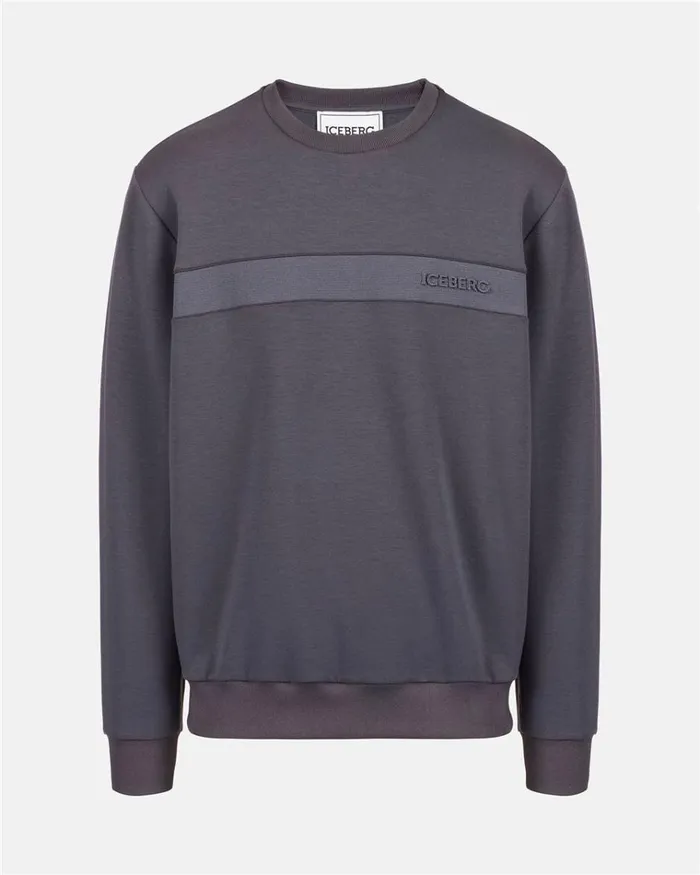 Men SWEATSHIRTS Iceberg Crewneck Sweatshirt With Logo Men SWEATSHIRTS Iceberg Crewneck Sweatshirt With Logo