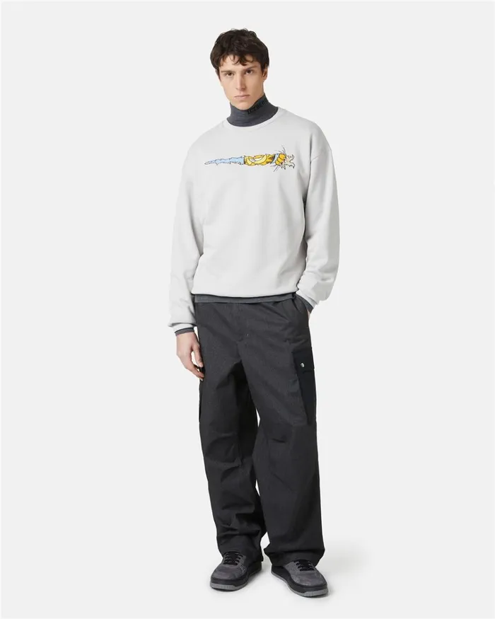 Men SWEATSHIRTS Iceberg Crewneck Sweatshirt With Garfield Print Men SWEATSHIRTS Iceberg Crewneck Sweatshirt With Garfield Print