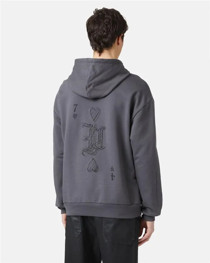 Men SWEATSHIRTS Iceberg Gray Hoodie Men SWEATSHIRTS Iceberg Gray Hoodie
