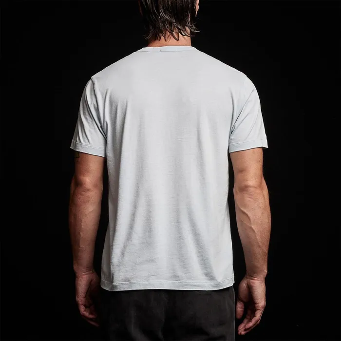 Men TShirts James Perse Brushed Lotus Crew Baby Blue