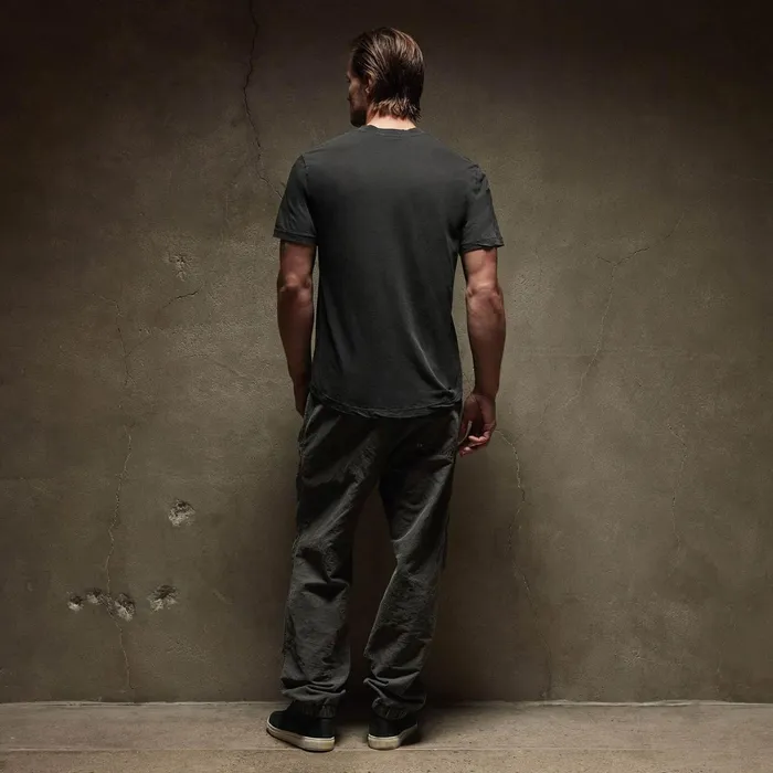 Men TShirts James Perse Clear Jersey V Neck Carbon Pigment