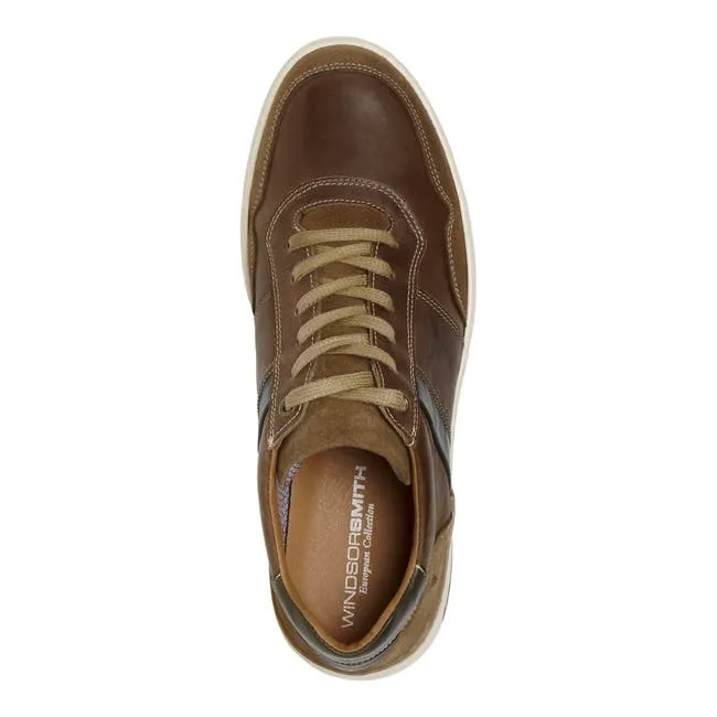 Men Tate Khaki Leather Shoes Windsor Smith Shoes