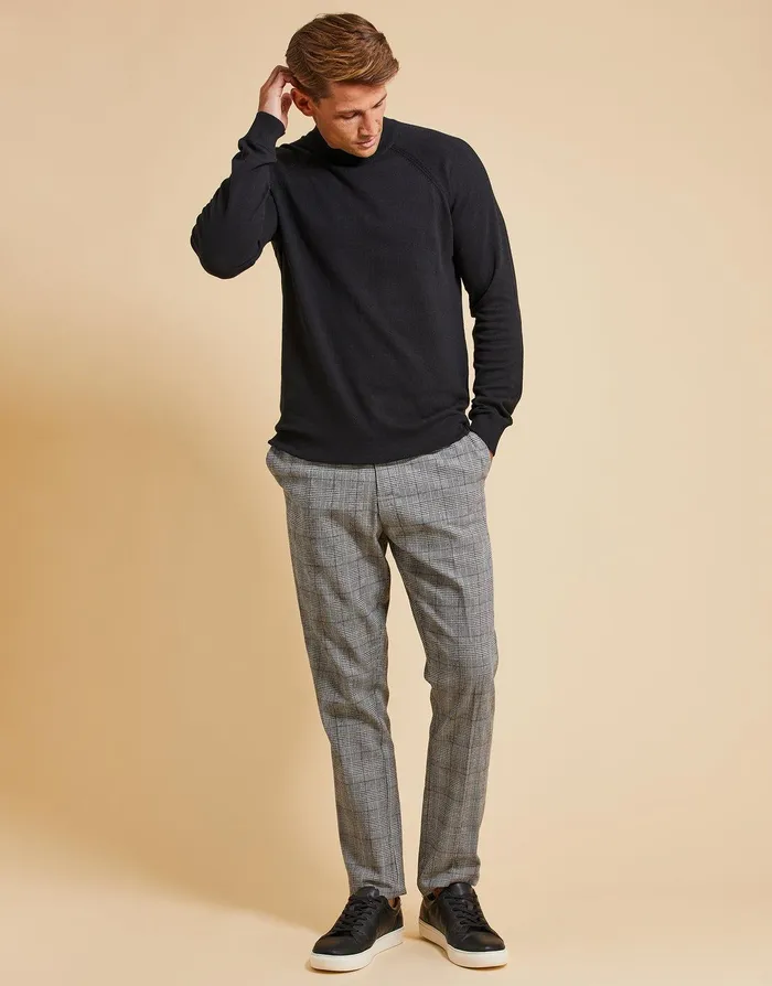 Men Threadbare Luxe Black Turtleneck Jumper Black Threadbare Knitwear Men Threadbare Luxe Black Turtleneck Jumper Black Threadbare Knitwear