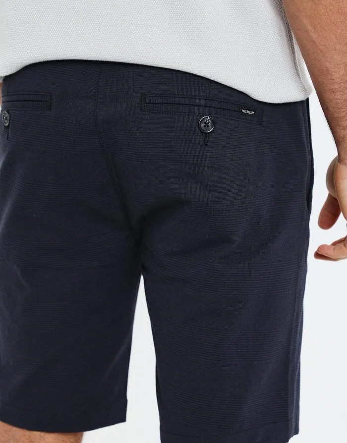 Men Threadbare Luxe Navy Check Slim Fit Chino Shorts Navy Threadbare Shorts Men Threadbare Luxe Navy Check Slim Fit Chino Shorts Navy Threadbare Shorts