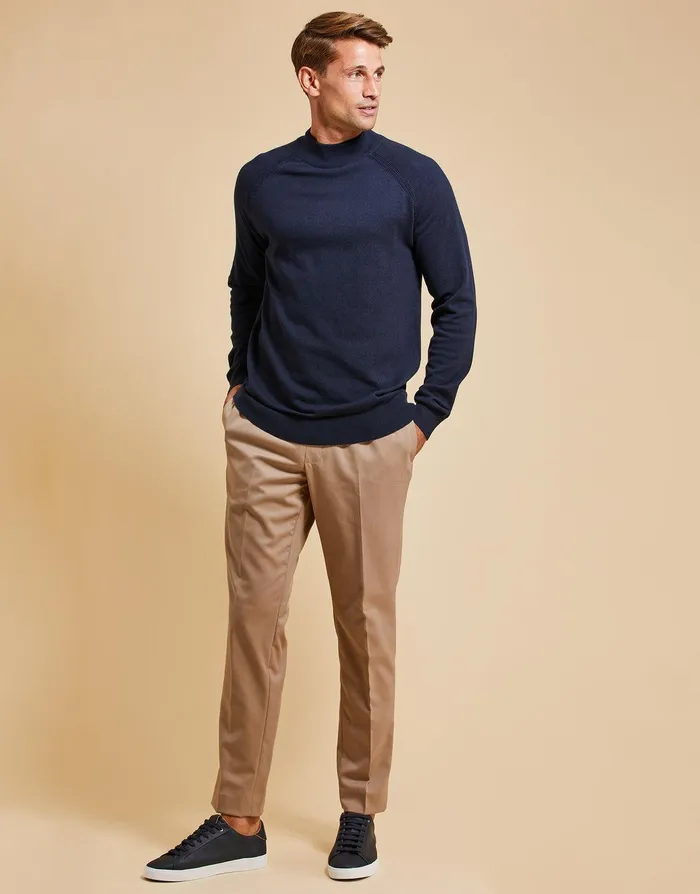 Men Threadbare Luxe Navy Turtleneck Jumper Navy Threadbare Knitwear Men Threadbare Luxe Navy Turtleneck Jumper Navy Threadbare Knitwear