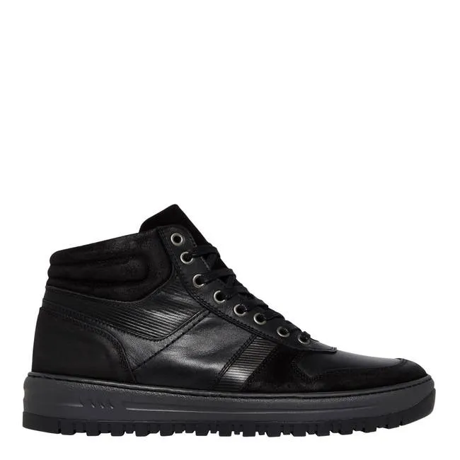 Men Urge Black Leather Boots Windsor Smith Boots