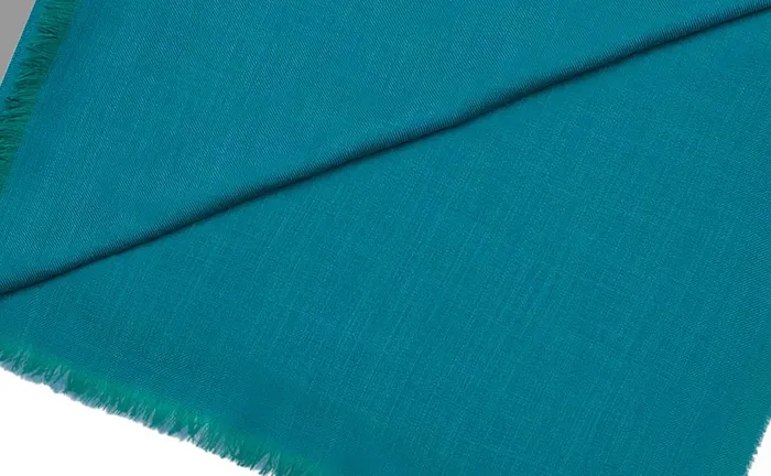 MenWomen Scarves Manolo Blahnik IONA Teal Superfine Cashmere Scarf
