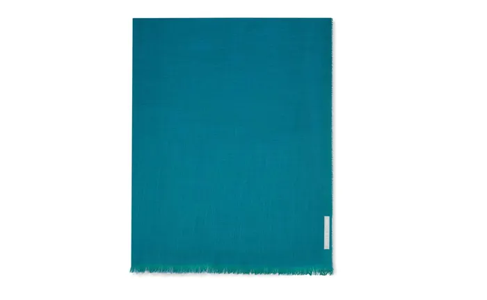 MenWomen Scarves Manolo Blahnik IONA Teal Superfine Cashmere Scarf MenWomen Scarves Manolo Blahnik IONA Teal Superfine Cashmere Scarf