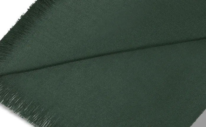 MenWomen Scarves Manolo Blahnik JURA Dark Green Fine Cashmere Scarf