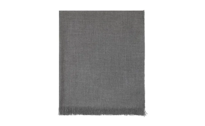 MenWomen Scarves Manolo Blahnik JURA Grey Fine Cashmere Scarf MenWomen Scarves Manolo Blahnik JURA Grey Fine Cashmere Scarf