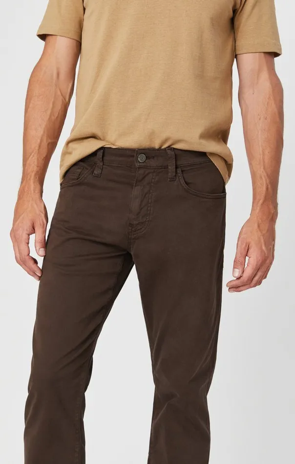 Men Zach Straight Leg In Coffee Bean Twill Mavi Jeans Pants