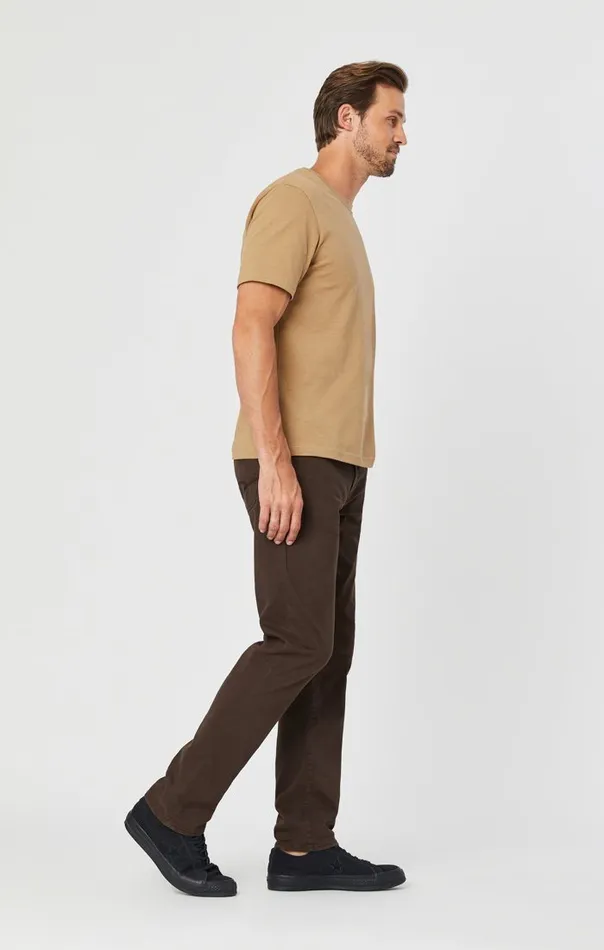 Men Zach Straight Leg In Coffee Bean Twill Mavi Jeans Pants