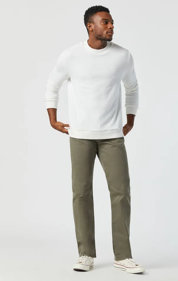 Men Zach Straight Leg In Dusty Olive Twill Mavi Jeans Pants Men Zach Straight Leg In Dusty Olive Twill Mavi Jeans Pants