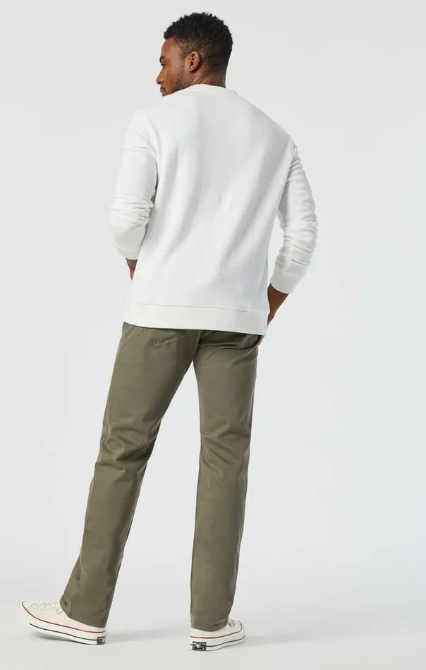 Men Zach Straight Leg In Dusty Olive Twill Mavi Jeans Pants Men Zach Straight Leg In Dusty Olive Twill Mavi Jeans Pants