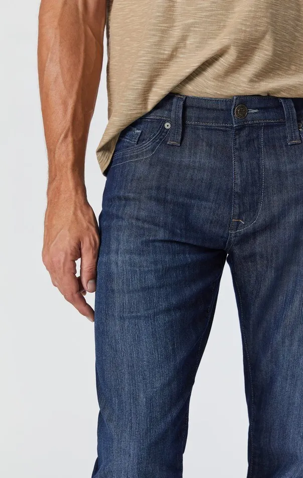 Men Zach Straight Leg In Indigo Brushed Maui Mavi Jeans Denim Men Zach Straight Leg In Indigo Brushed Maui Mavi Jeans Denim