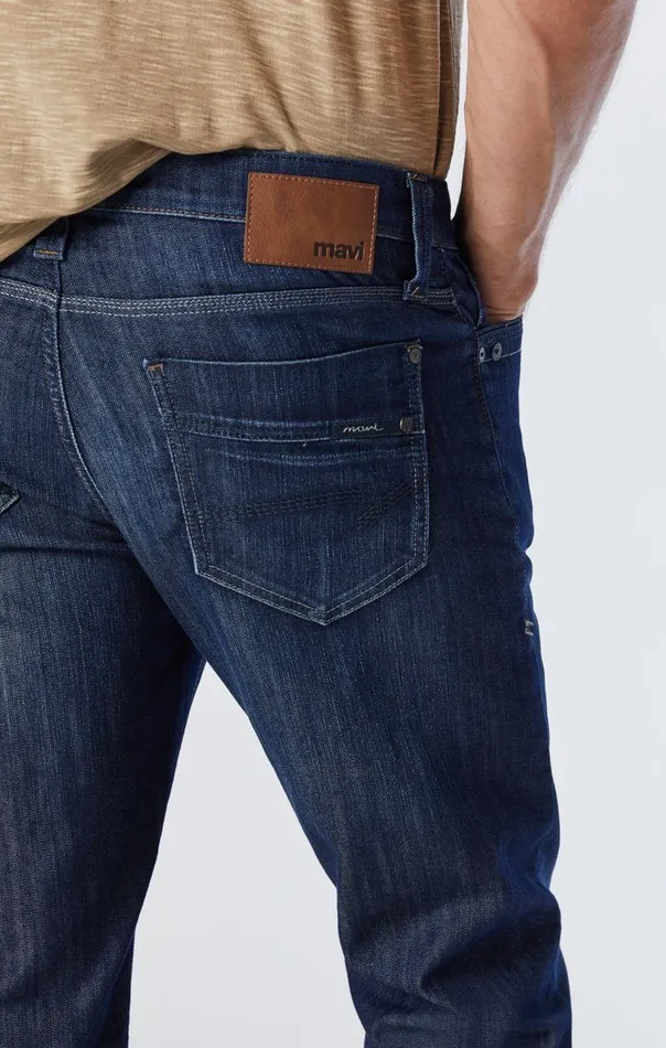 Men Zach Straight Leg In Indigo Brushed Maui Mavi Jeans Denim Men Zach Straight Leg In Indigo Brushed Maui Mavi Jeans Denim