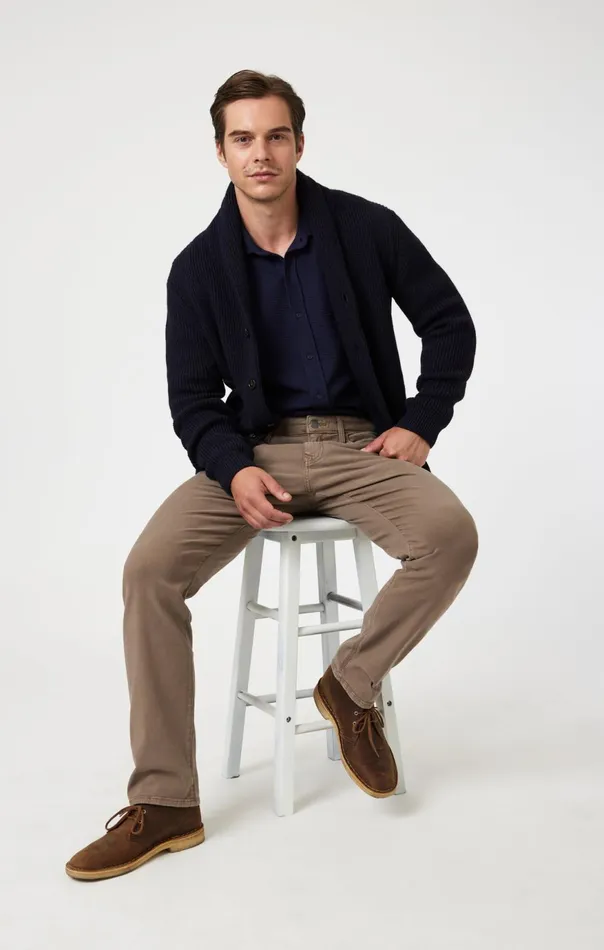 Men Zach Straight Leg In Timber Luxe Twill Mavi Jeans Pants Men Zach Straight Leg In Timber Luxe Twill Mavi Jeans Pants
