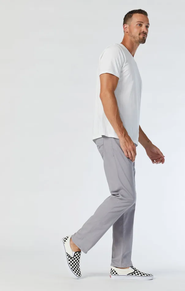 Men Zach Straight Leg Pants In Graphite Twill Mavi Jeans Pants Men Zach Straight Leg Pants In Graphite Twill Mavi Jeans Pants