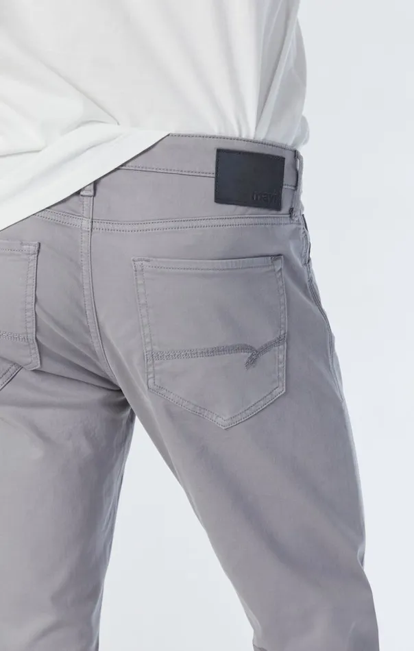 Men Zach Straight Leg Pants In Graphite Twill Mavi Jeans Pants Men Zach Straight Leg Pants In Graphite Twill Mavi Jeans Pants