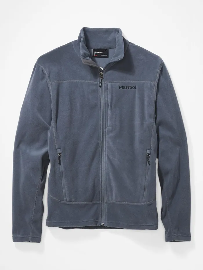 Mens Fleece Marmot Reactor 20 Fleece Jacket Steel Onyx