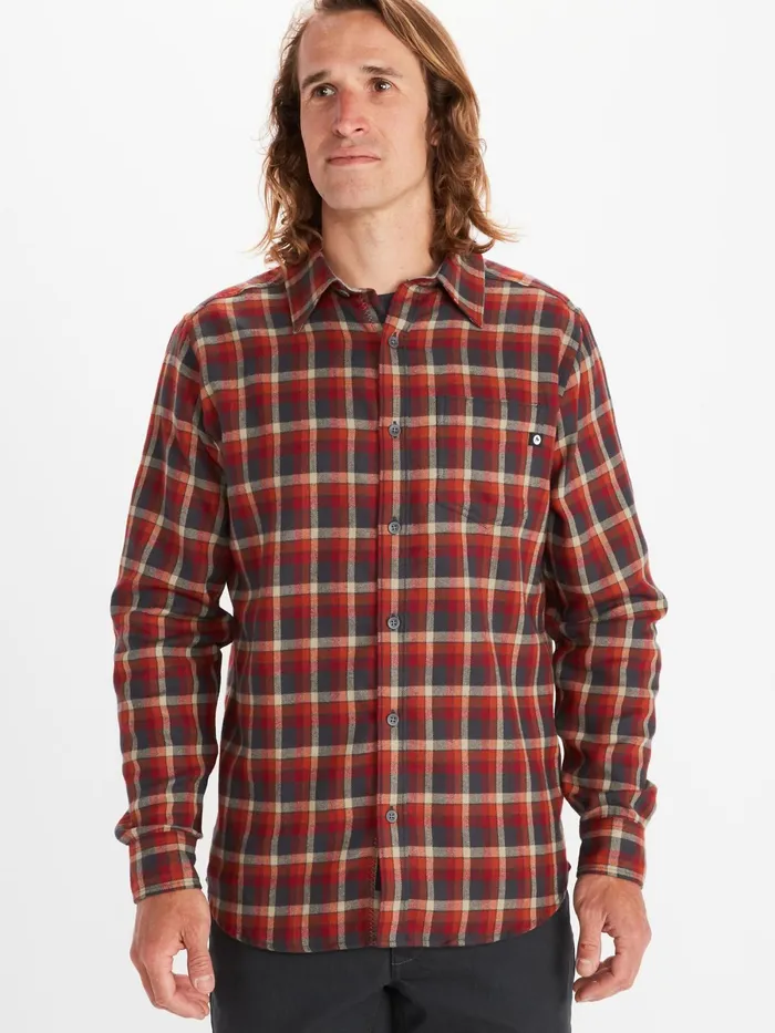 Mens LongSleeve Shirts Marmot Fairfax Midweight Flannel LongSleeve Shirt Dark Steel Mens LongSleeve Shirts Marmot Fairfax Midweight Flannel LongSleeve Shirt Dark Steel