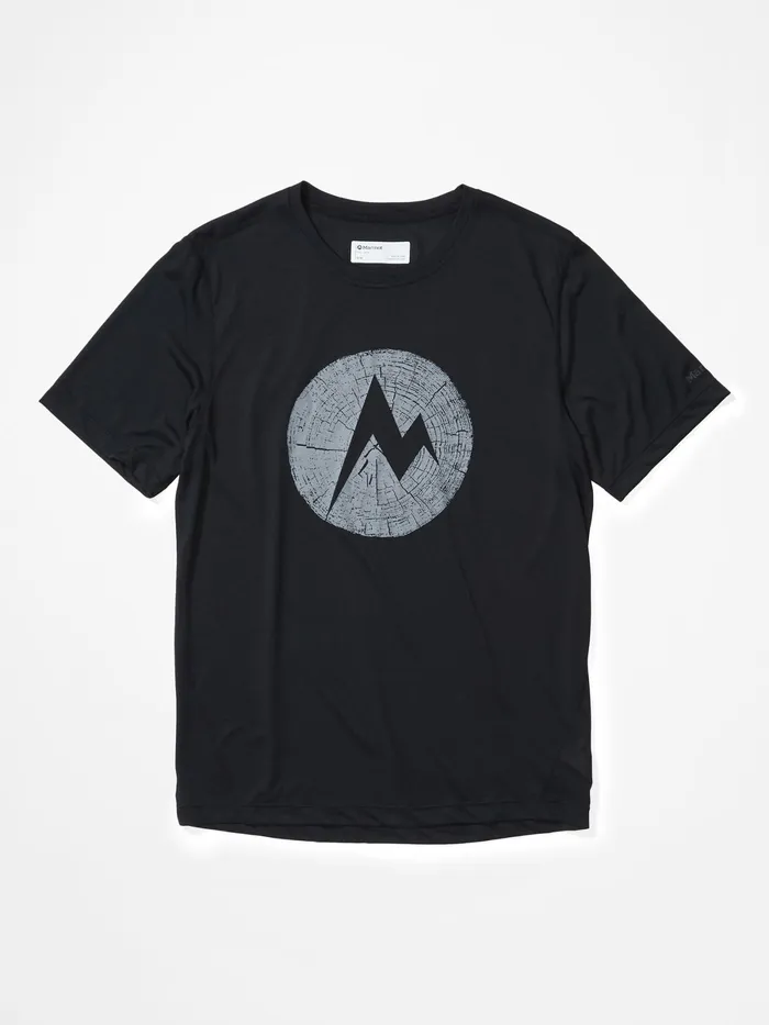 Mens ShortSleeve Shirts Marmot Transporter ShortSleeve TShirt Black