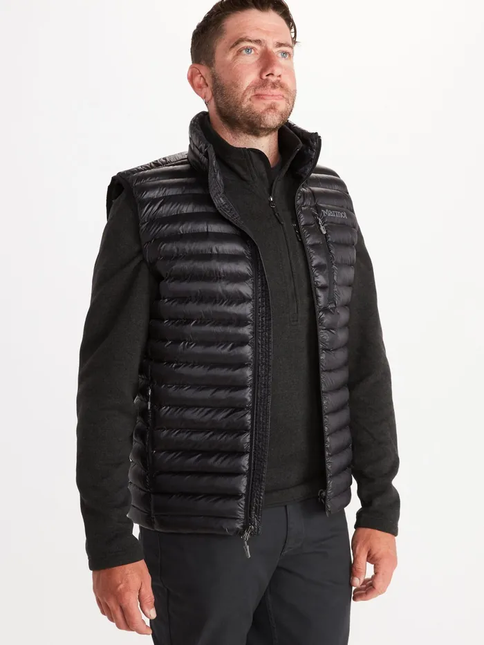Mens Vests Marmot Avant Featherless Vest Black