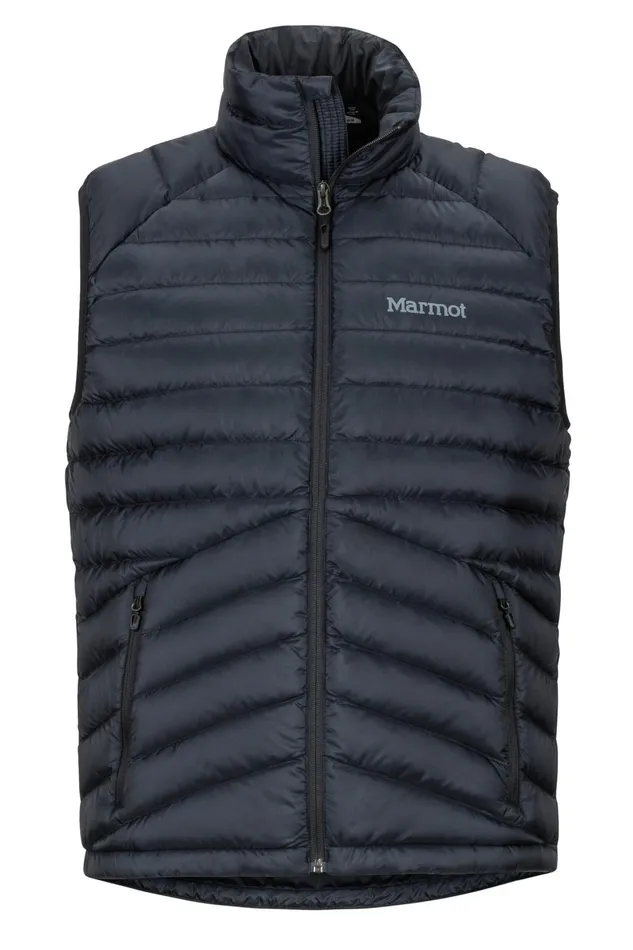 Mens Vests Marmot Highlander Down Vest Black