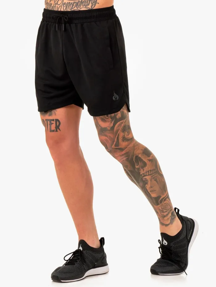 Mesh Training Shorts 8211 Black Men Ryderwear Gym Shorts