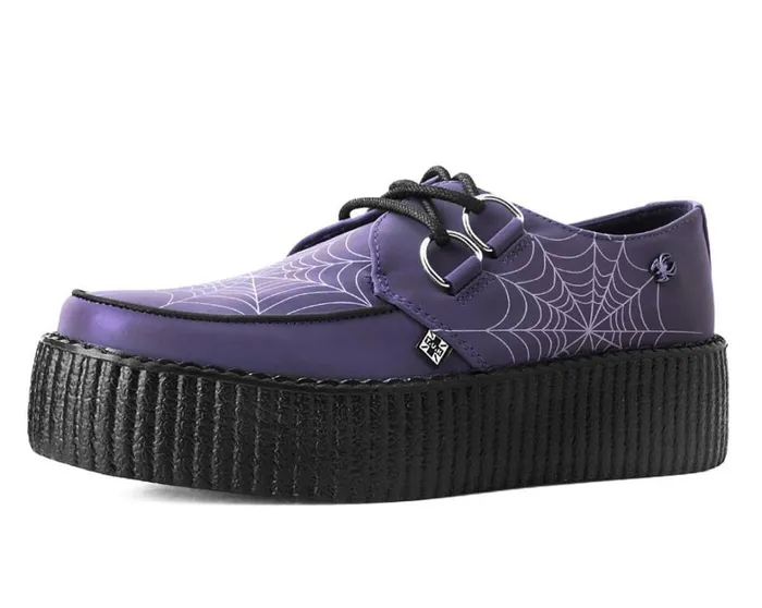 Midnight Chameleon Reflective Vegan Viva Mondo Creepers Women TUK Shoes Vegan Midnight Chameleon Reflective Vegan Viva Mondo Creepers Women TUK Shoes Vegan