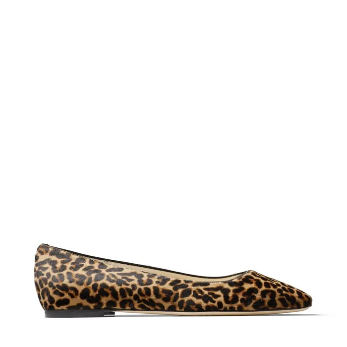 Mirele Flat Natural Mix Leopard Print Pony Flats With Jc Emblem Natural Mix Women JIMMY CHOO Flats Mirele Flat Natural Mix Leopard Print Pony Flats With Jc Emblem Natural Mix Women JIMMY CHOO Flats