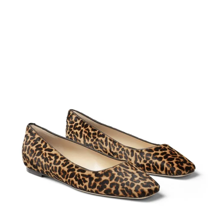Mirele Flat Natural Mix Leopard Print Pony Flats With Jc Emblem Natural Mix Women JIMMY CHOO Flats Mirele Flat Natural Mix Leopard Print Pony Flats With Jc Emblem Natural Mix Women JIMMY CHOO Flats