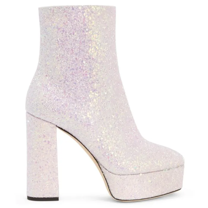Morgana Glitter Pink Women Giuseppe Zanotti Boots